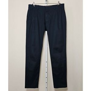 NNO7 (NO NATIONALITY) Men's Theo 1500 Navy Straight Leg Chino Pants Sz 34x34